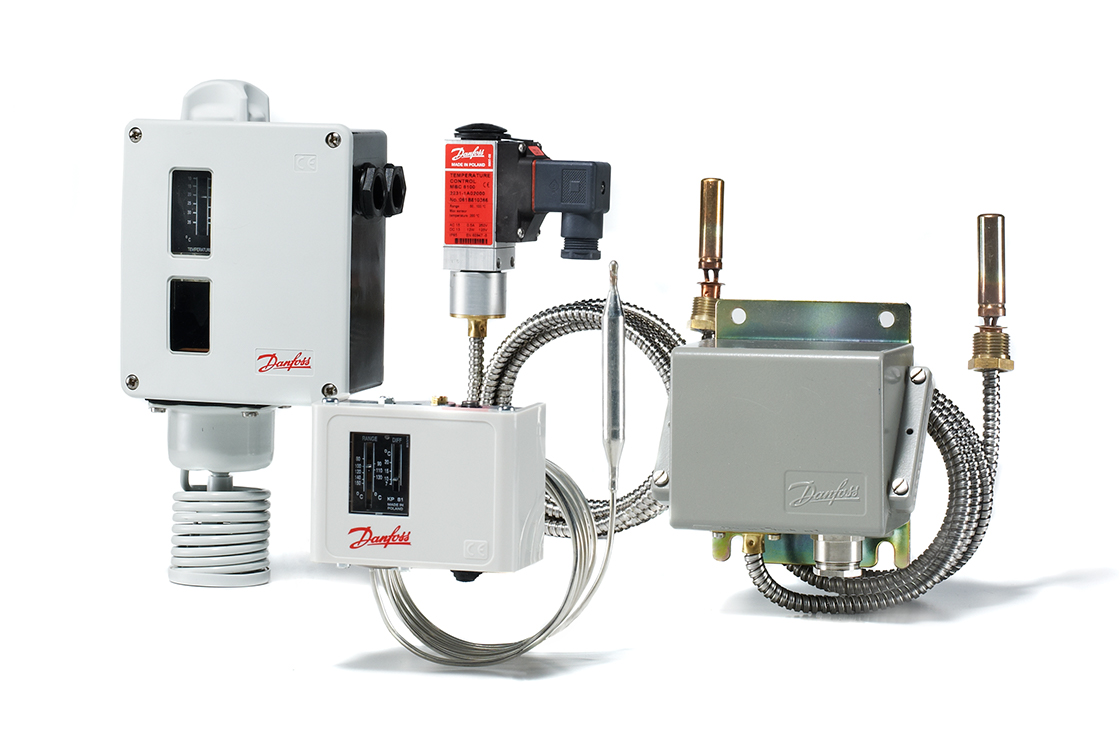 Termostati Danfoss per applicazioni navali - famiglia di prodotti