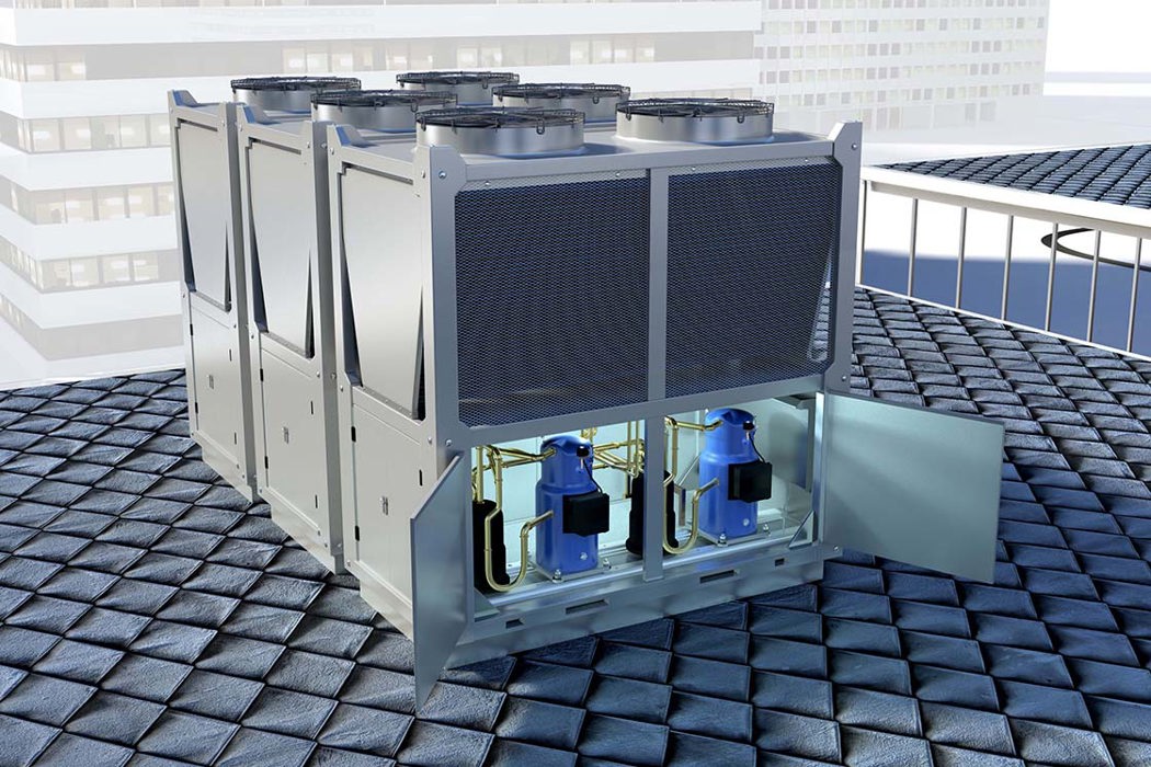 Heat pumps for air conditioning | Energy-efficient components | Danfoss