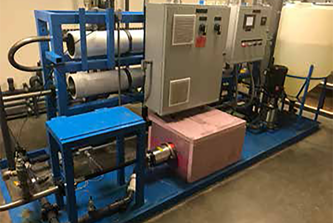 SWRO plant with APP 7.2 pump installed
