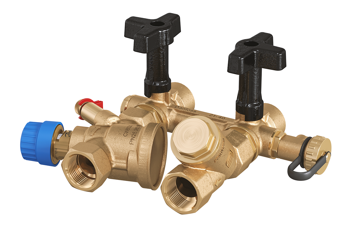 AB-QM Set de conexión PICV flexible para unidades fan & coil