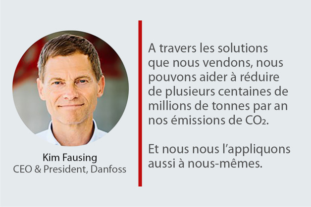 Kim Fausing neutralité carbone du siège social Danfoss