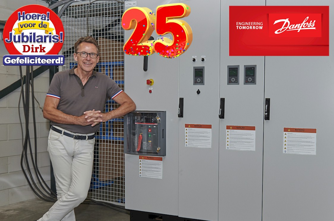 Danfoss Drives | Jubilaris Dirk Verschoor in het zonnetje |