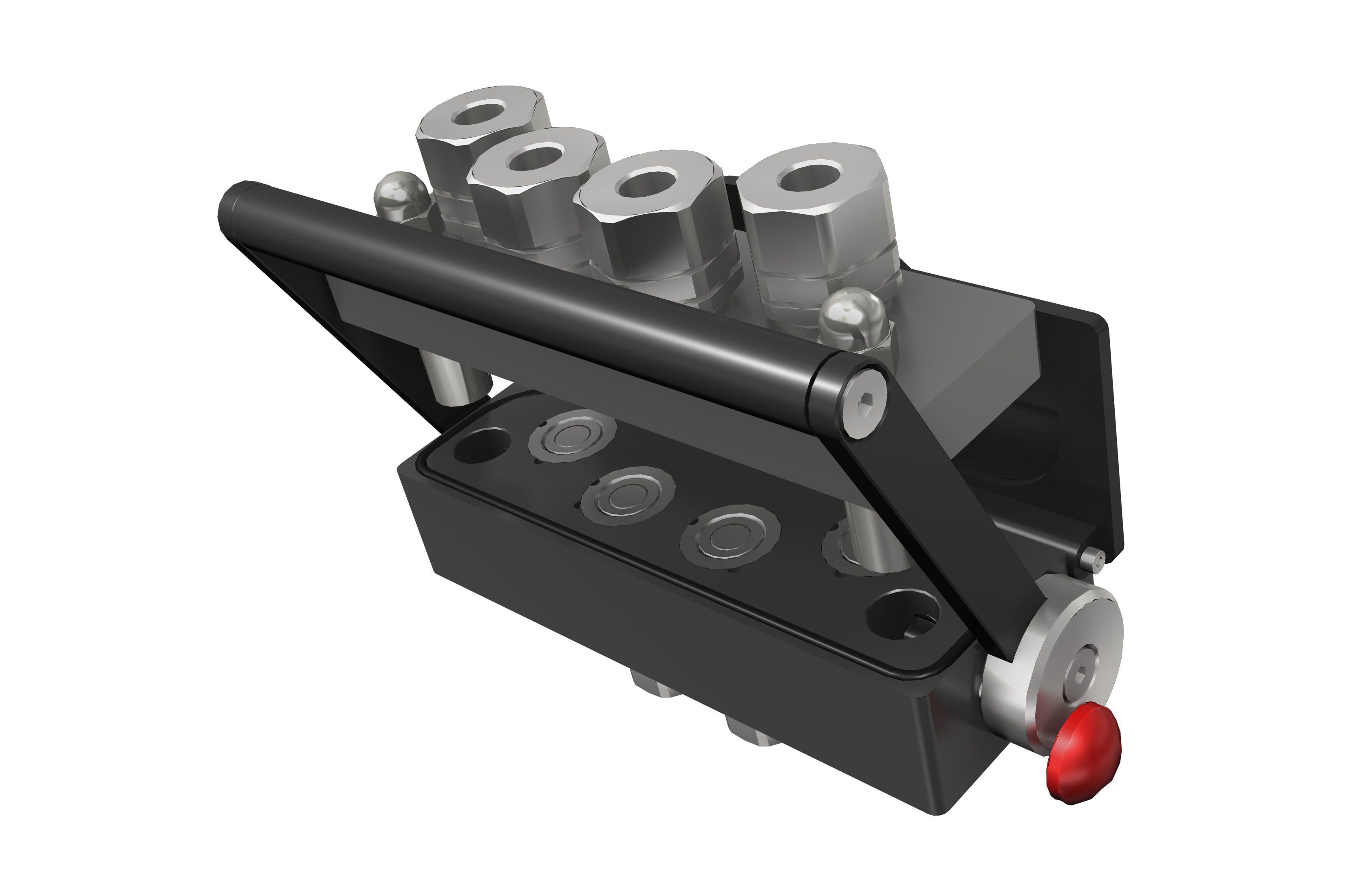 Multiplate flat face coupling system