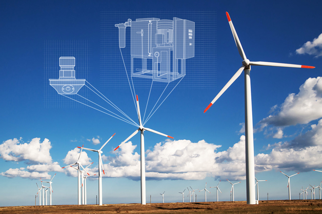 풍력 터빈의 소방