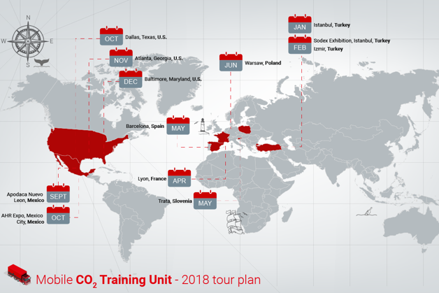 Unidad móvil de formación sobre CO2