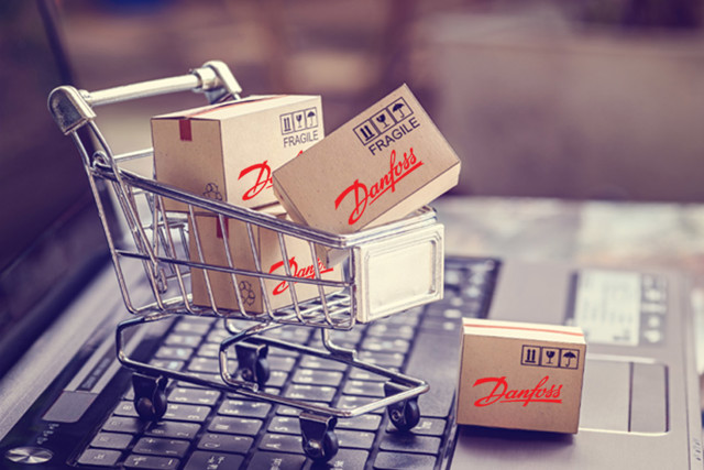 shopping cart with Danfoss products