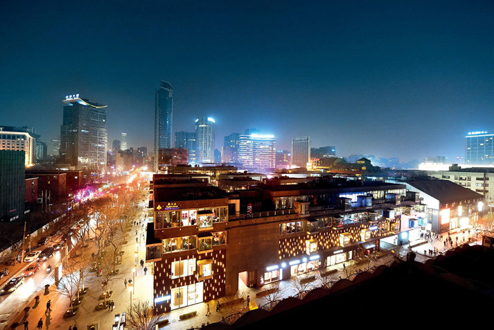 Gece saatlerinde şehir