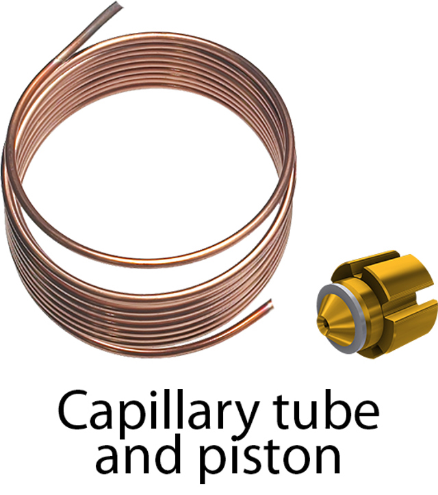 capillary tube and piston with description