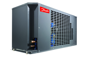 The Optyma Slim outdoor condensing unit by Danfoss, available exclusively in North America