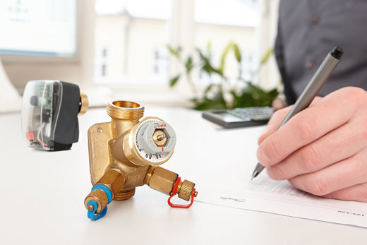 vanne_danfoss_abqm_régulateur_pression
