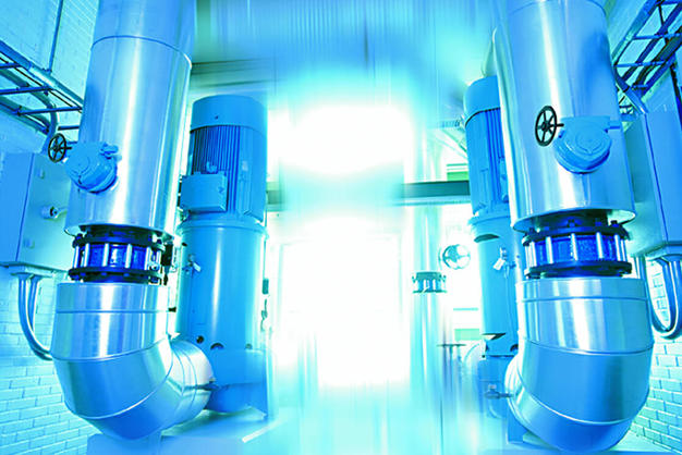 District heating and cooling for buildings