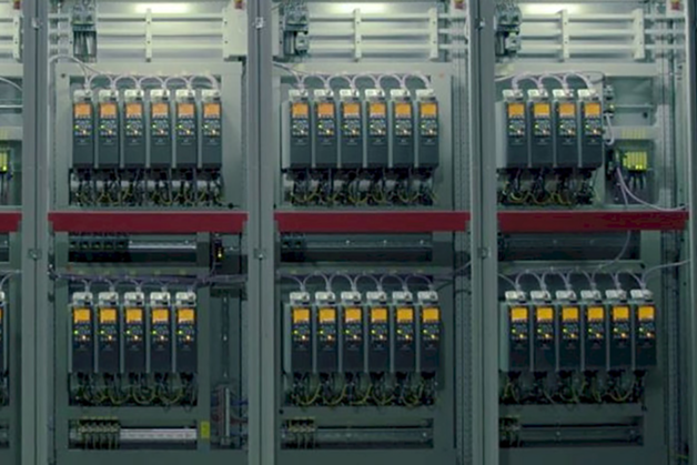 Row of drives