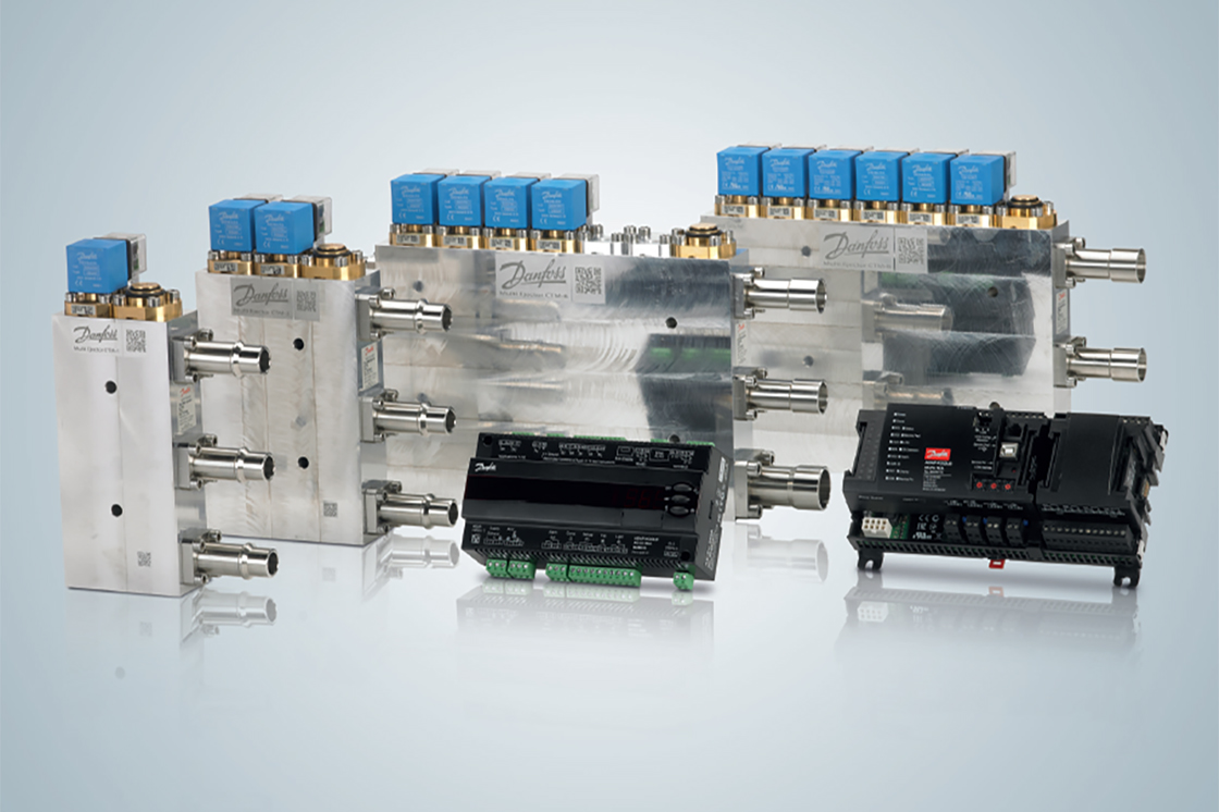 Gama Danfoss Multi Ejector para refrigeración con CO₂: diseño, aplicaciones y beneficios