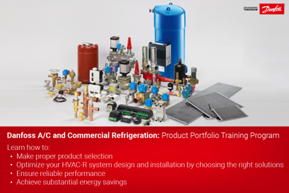 Refrigerazione A/C e commerciale Danfoss: Programma di formazione del portafoglio prodotti