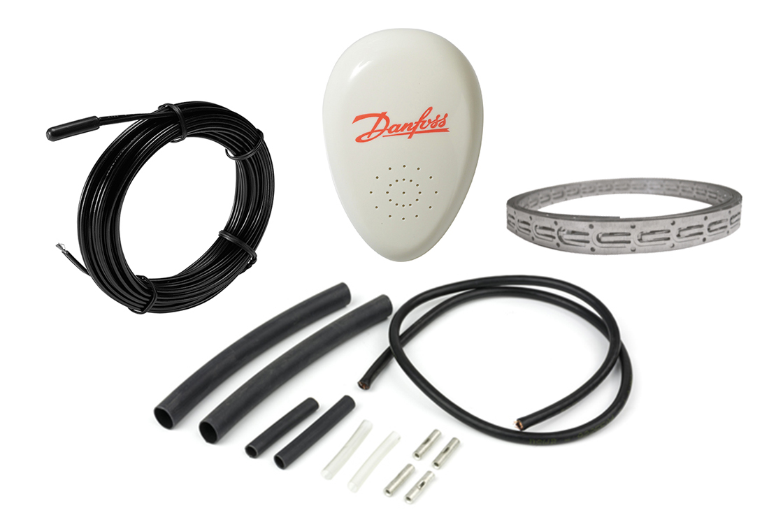 Accessories for floor heating mats and cables Danfoss
