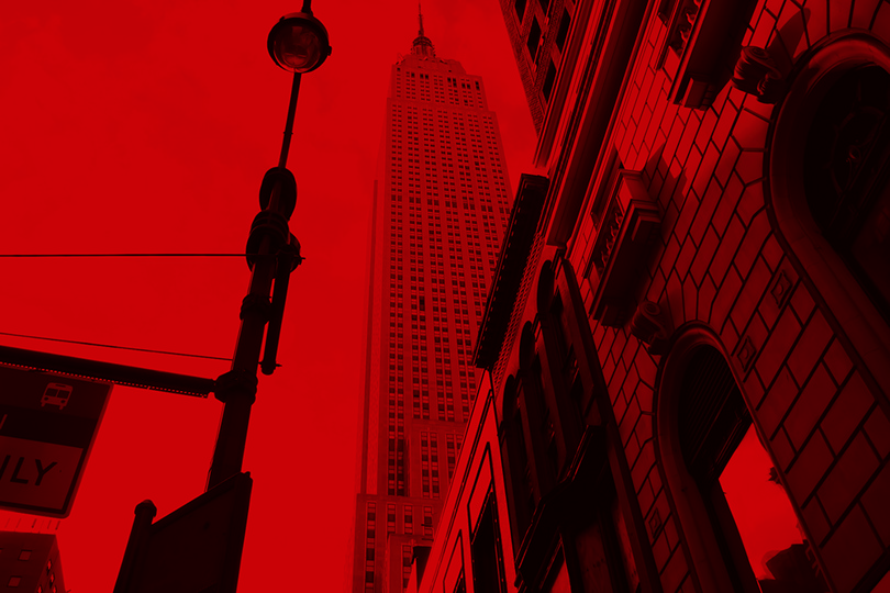 Solutions cover of buildings shaded red