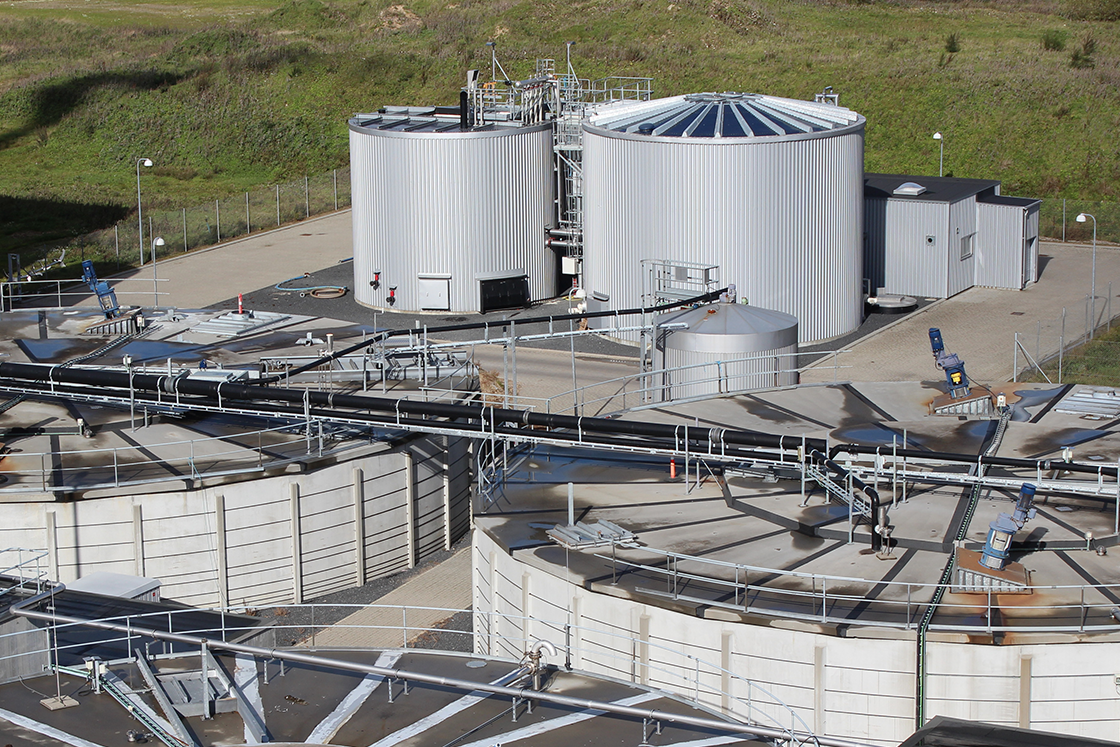 Energieffektive VLT® frekvensomformere på et af verdens største biogasanlæg