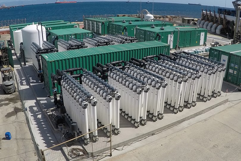 Desalación industrial con bajo consumo de energía