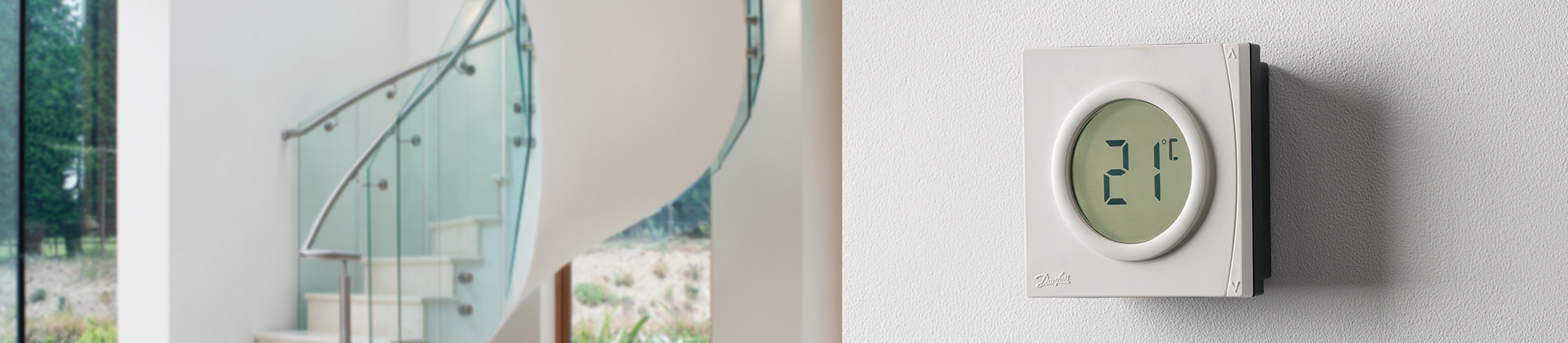 Danfoss RET1000 and RET2000 intelligent room thermostats