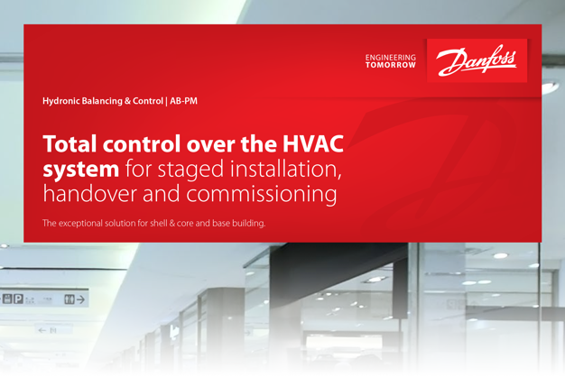 Danfoss AB-PM automatische inregelafsluiters - Applicatiebrochure