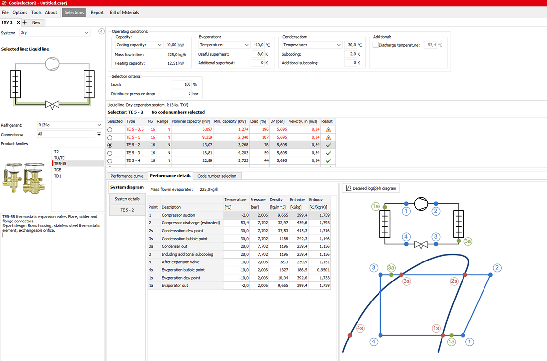 Danfoss Pt Chart