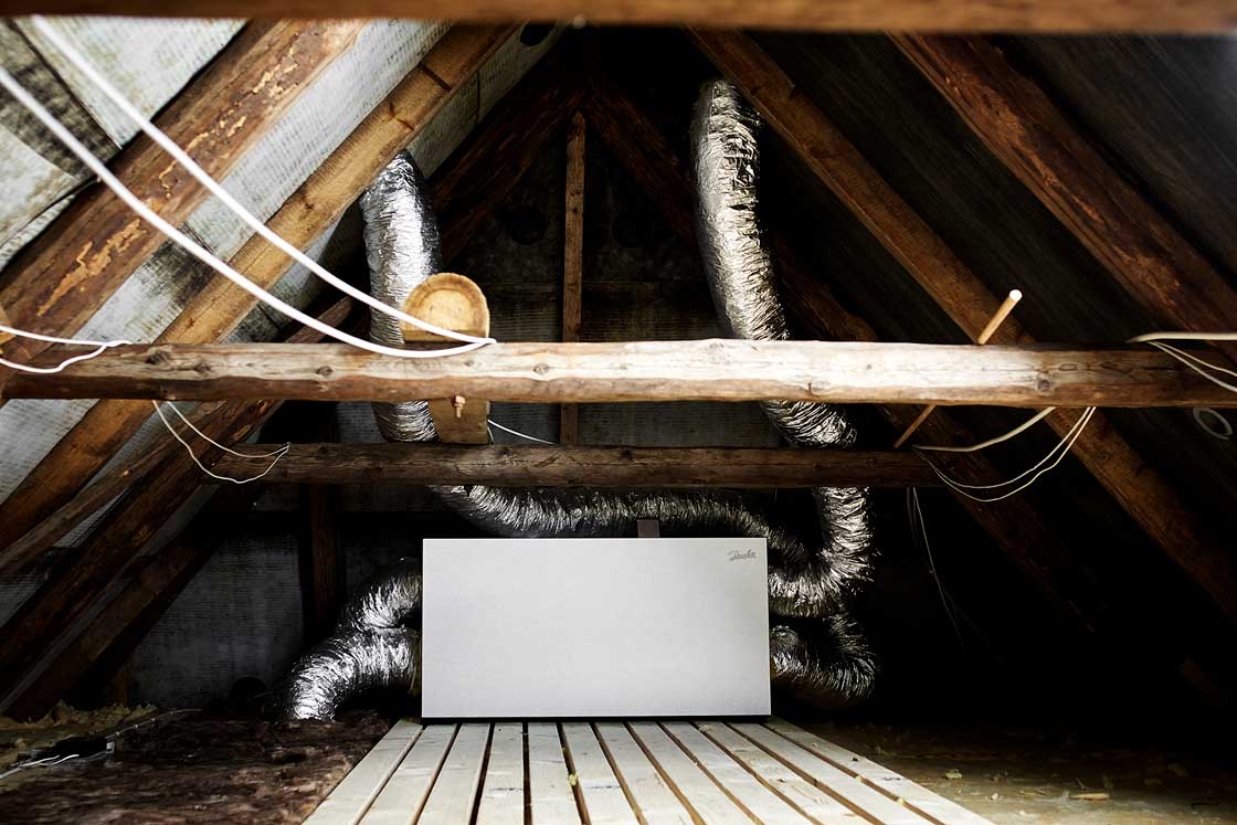Danfoss Air kan sagtens efterinstalleres i eksisterende boliger