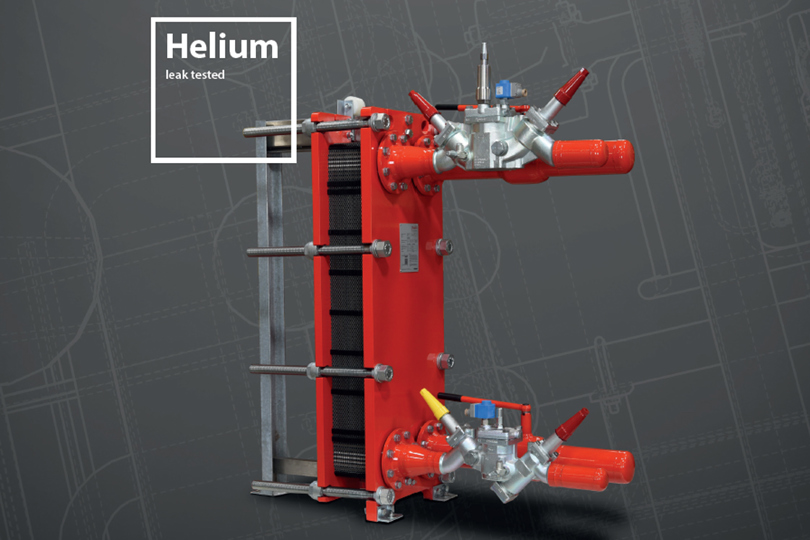 Semiwelded plate heat exchanger Refrigeration ammonia app. Danfoss