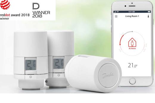 Den er smart, den er simpel og den kan spare dig for op til 23 procent af dit varmeforbrug. Danfoss’ intelligente radiatortermostat Danfoss Eco™  har vundet  den anerkendte Red Dot designpris. Det er anden store designpris i år til den smarte radiatortermostat , som i foråret vandt en Danish Design Award.
