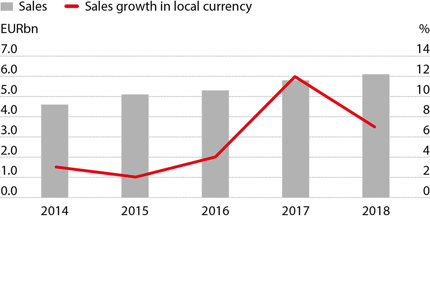 A year of strong growth