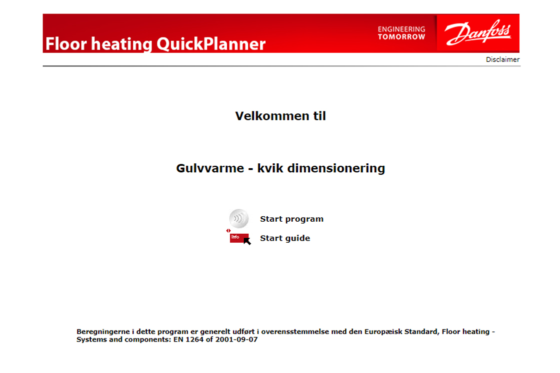 Kvik dimensionering af gulvvarme