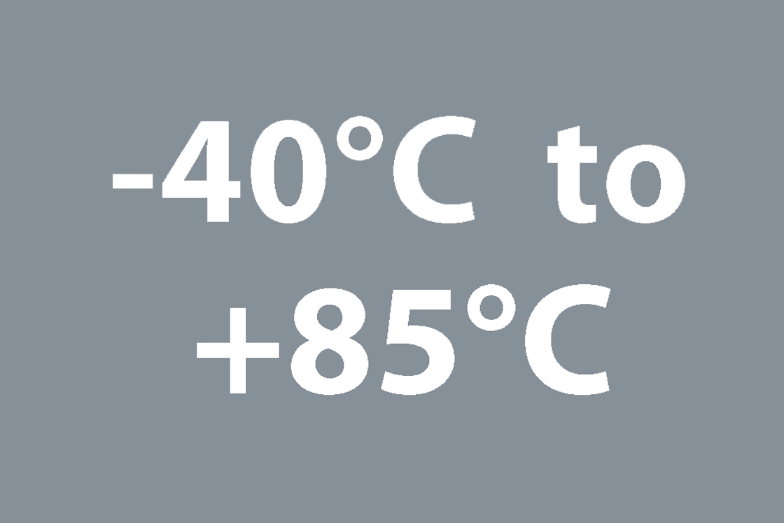 da -40 °C a +85 °C