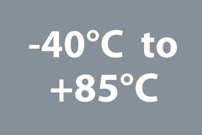 da -40 °C a +85 °C