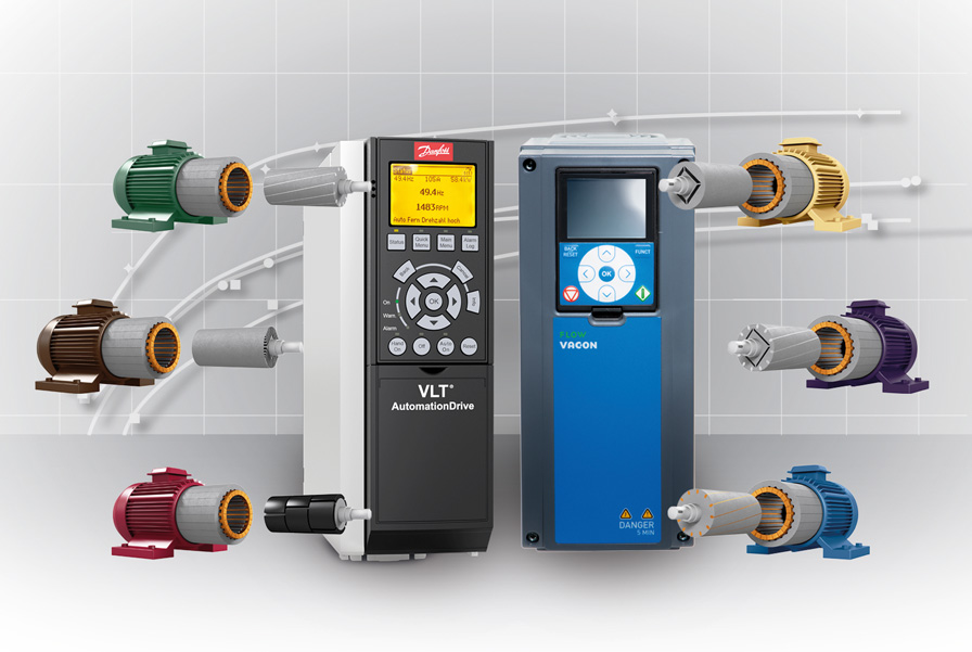 Egal welchen Motor Sie verwenden - Danfoss Lösungen unterstützen alle gängigen Motortechnologien