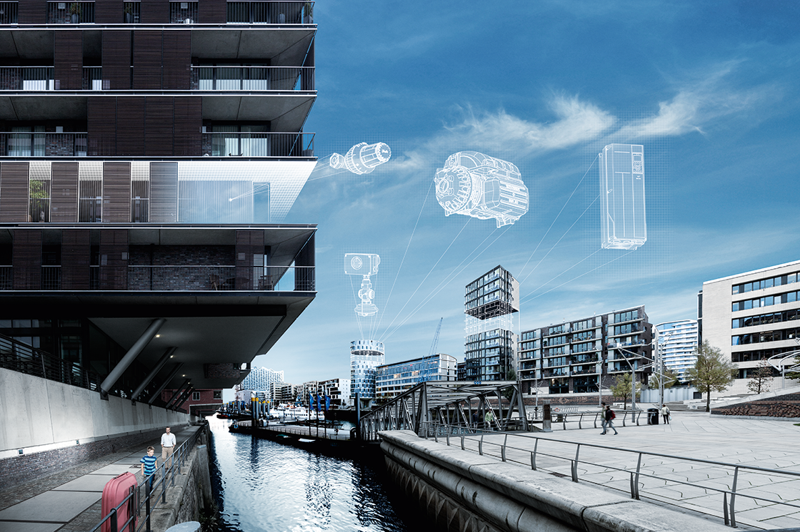 X-ray of Danfoss products inside building