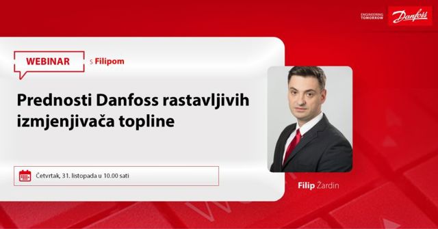 Prednosti Danfoss rastavljivih izmjenjivača topline