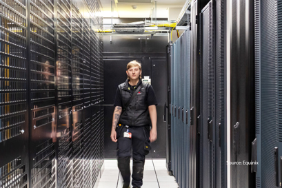 Reliable air conditioning  for Equinix server rooms