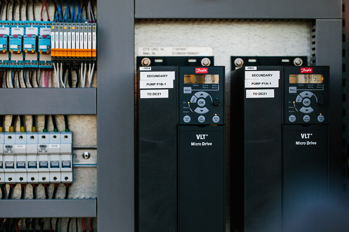 Danfoss drives in a data center