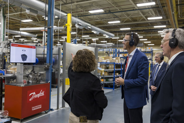 Visit included a factory tour, machinery demonstration at Application Development Center