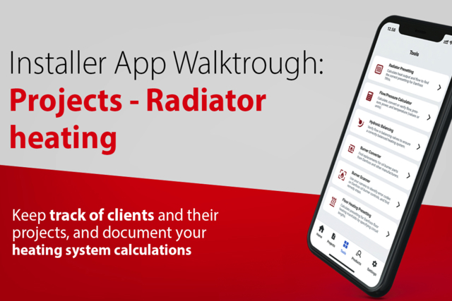 Radiator heating