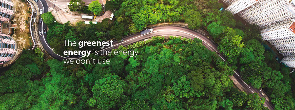 City at night with lights