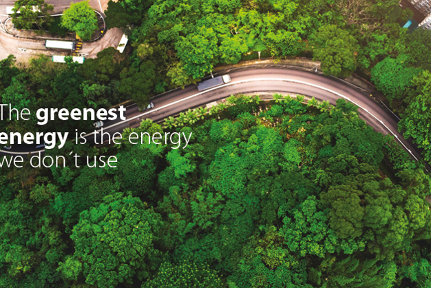 City at night with lights