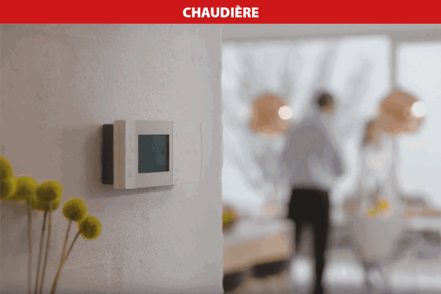 Une chaudière contrôlable à n'importe qu'elle moment de la journée !