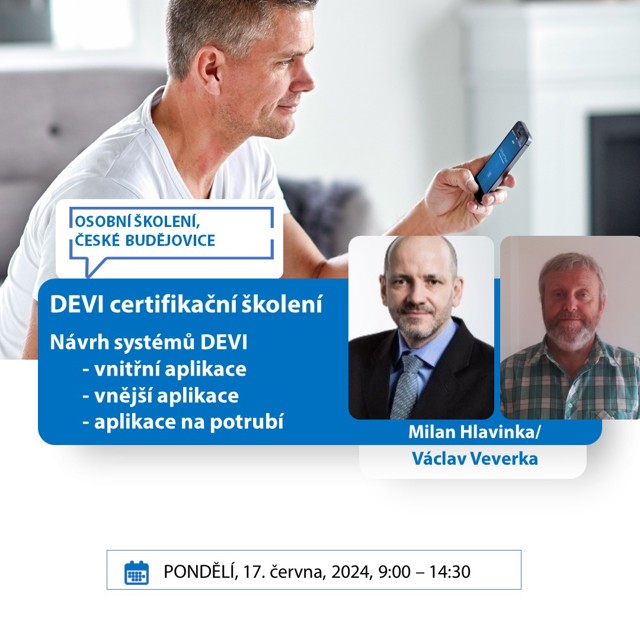 DEVI certifikační školení - osobní školení České Budějovice