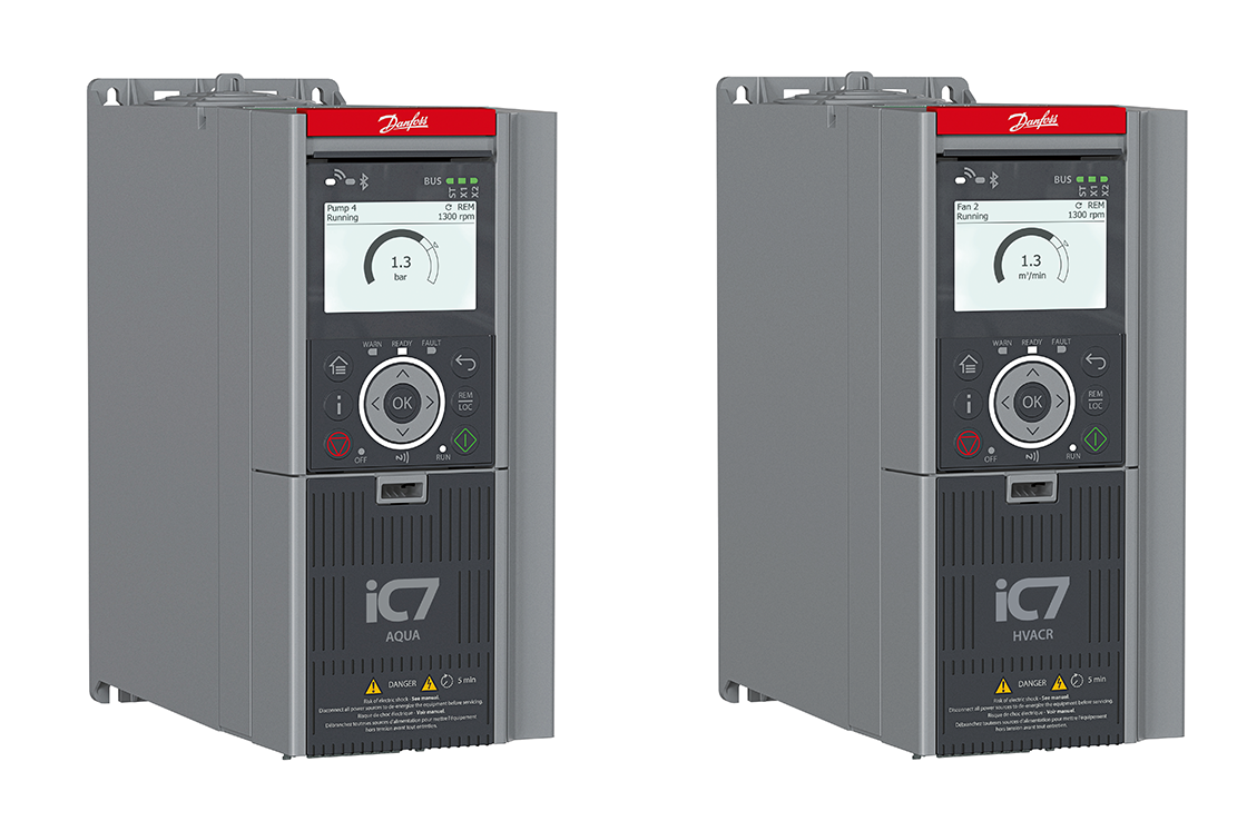 Nouveau : deux drives dans la serie iC7!  Indumation 2026 | Kortrijk Xpo Courtrai | 4-6 Fev | Stand 542 | Danfoss Drives