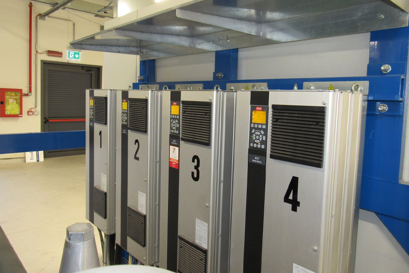 Četiri VLT HVAC frekventna pretvarača FC 102 u postrojenju za preradu govedine Centro Carni Company di Tombolo