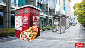 Distributeur alimentaire Api Tech avec système de refrigération