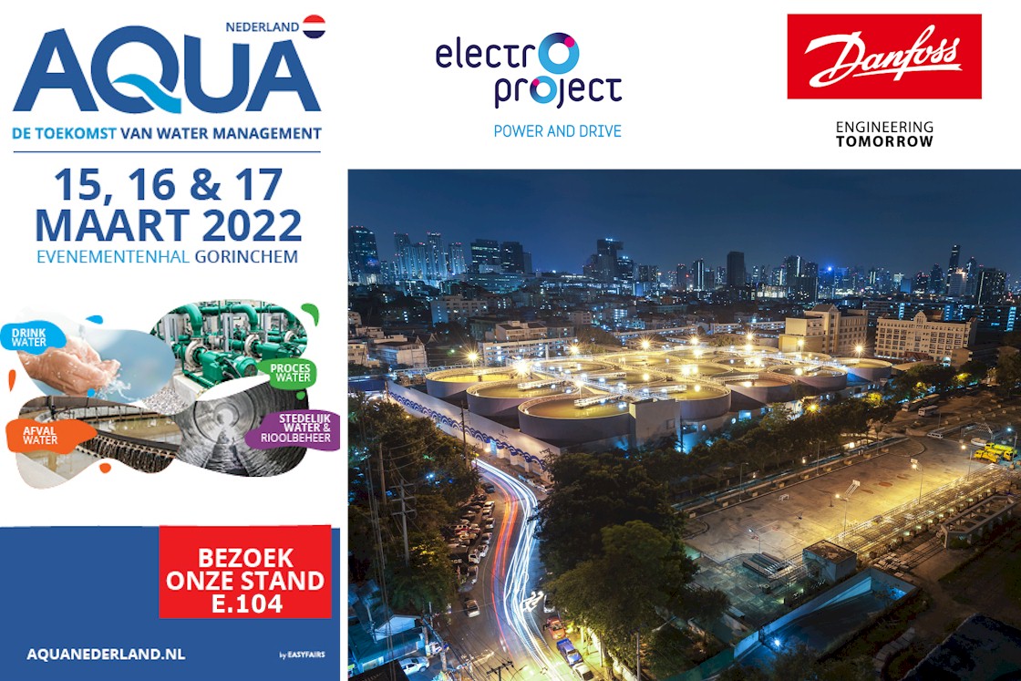 Aqua Nederland Vakbeurs 2022 met Danfoss Drives en ENGIE Electroproject