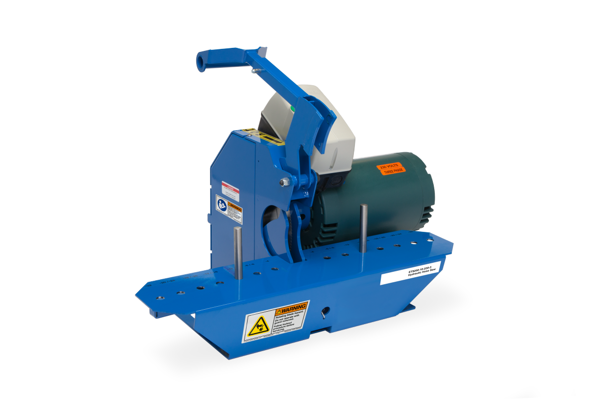Hydraulic hose blades