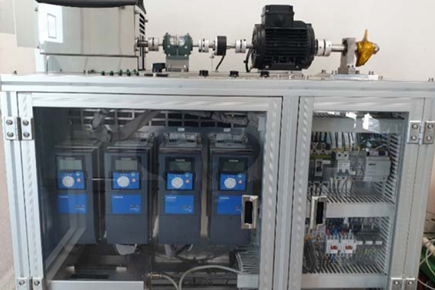 The shaft generator demonstration system built by Danfoss Korea