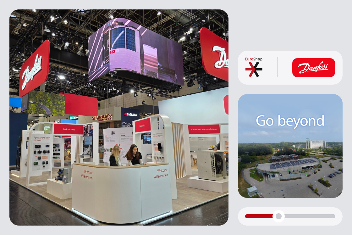 EuroShop 2026 booth tour with Danfoss